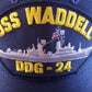 USS WADDELL DDG-24 NAVY SHIP HAT U.S MILITARY OFFICIAL BALL CAP U.S.A  MADE