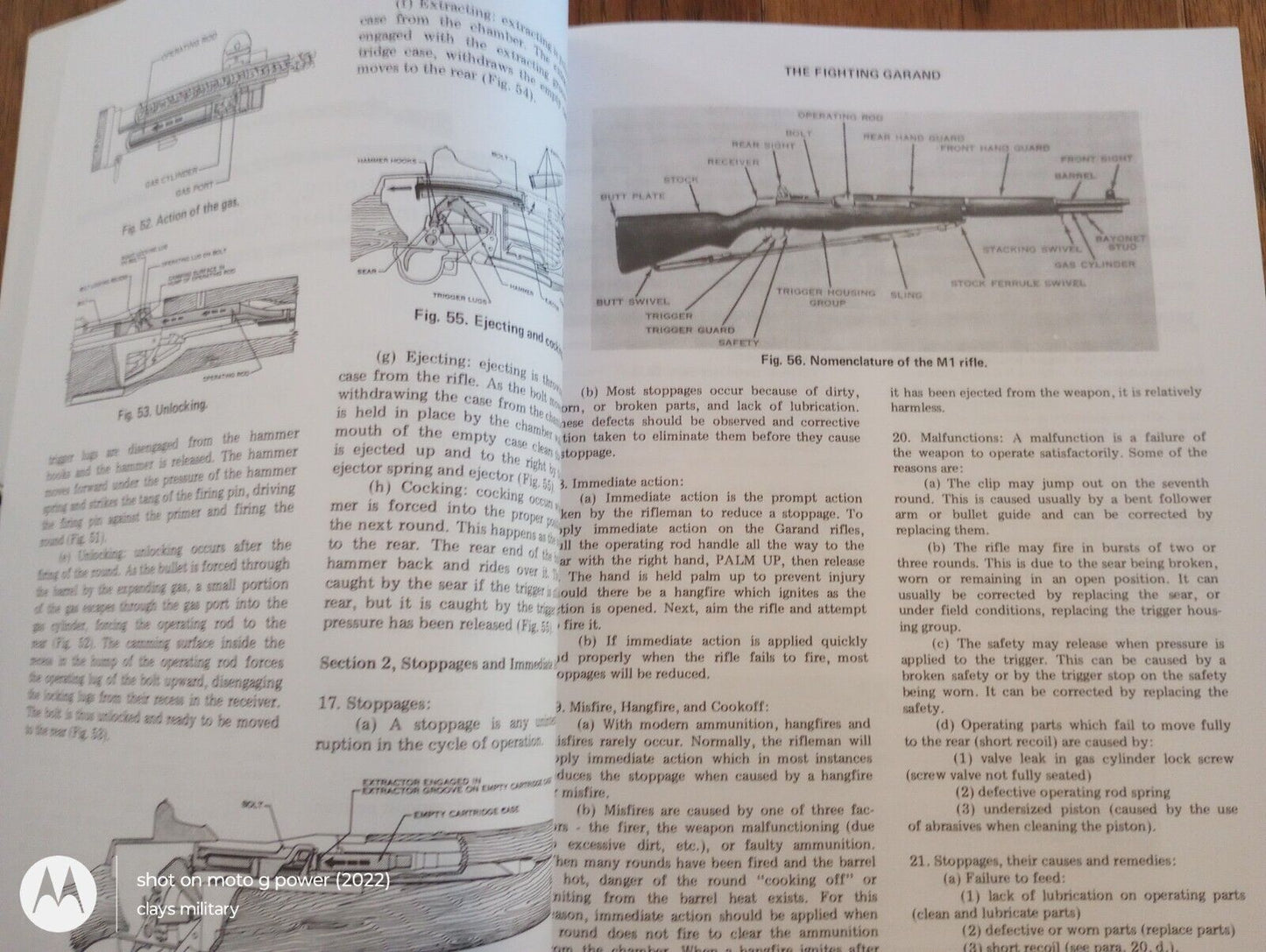 US ARMY GARAND RIFLE OWNERS BOOK OPERATIONS MAINTENANCE REPAIR ASSEMBLY