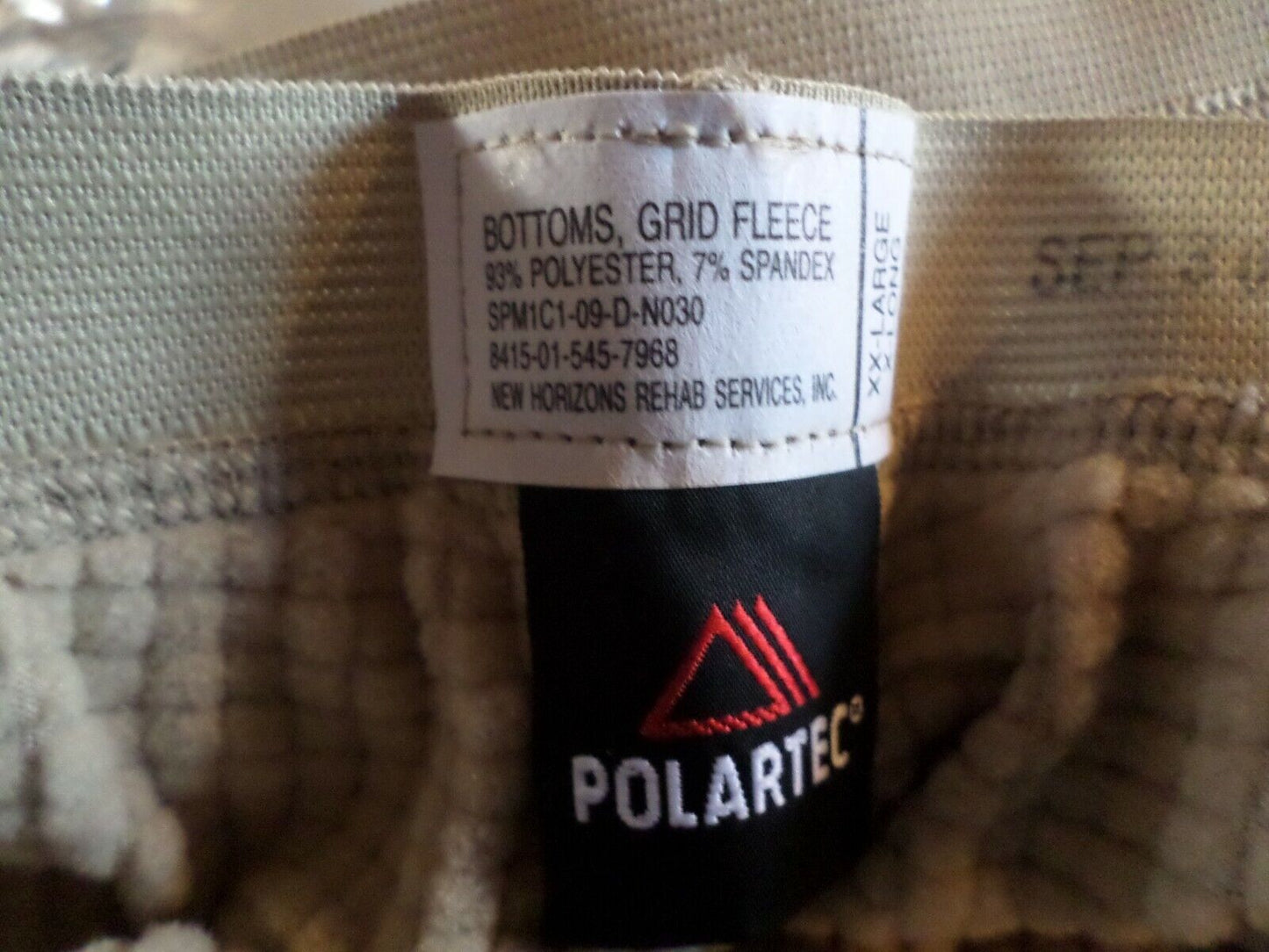 MILITARY POLARTEC ECWCS GRID FLEECE LONG JOHN PANTS POWER DRY XXL XLONG