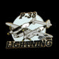 U.S MILITARY P-38 LIGHTNING FIGHTER PLANE HAT PIN BADGE ARMY AIR CORPS