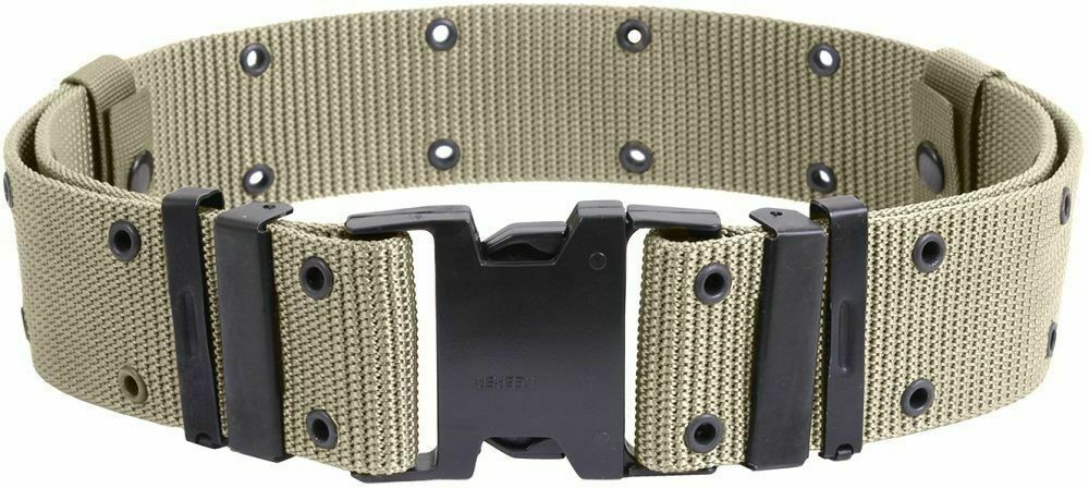 Military style combat tactical pistol belt quick release buckle X- large nylon