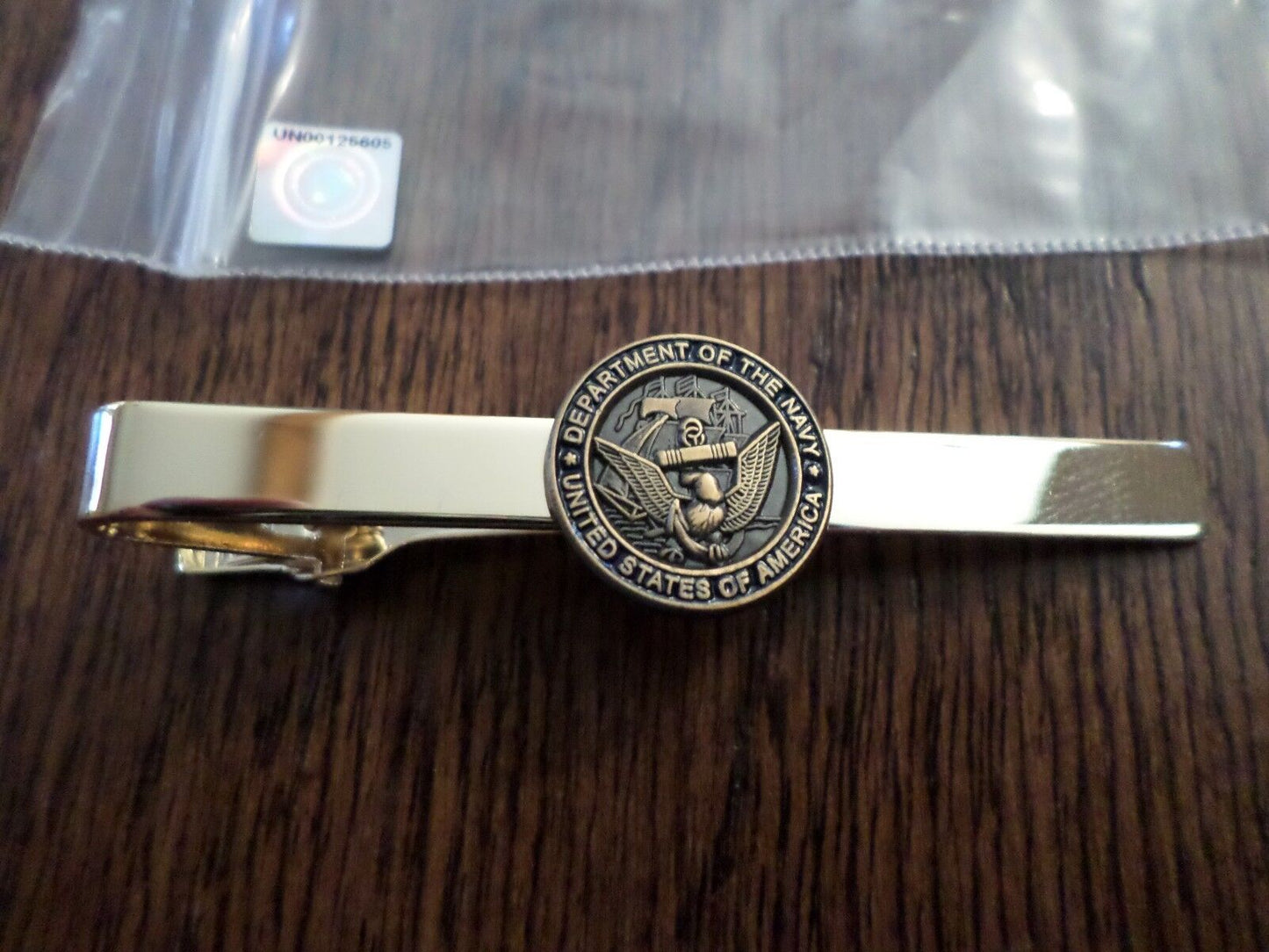 U.S MILITARY NAVY DEPARTMENT OF THE NAVY TIE BAR TIE TAC U.S MILITARY U.S.A MADE