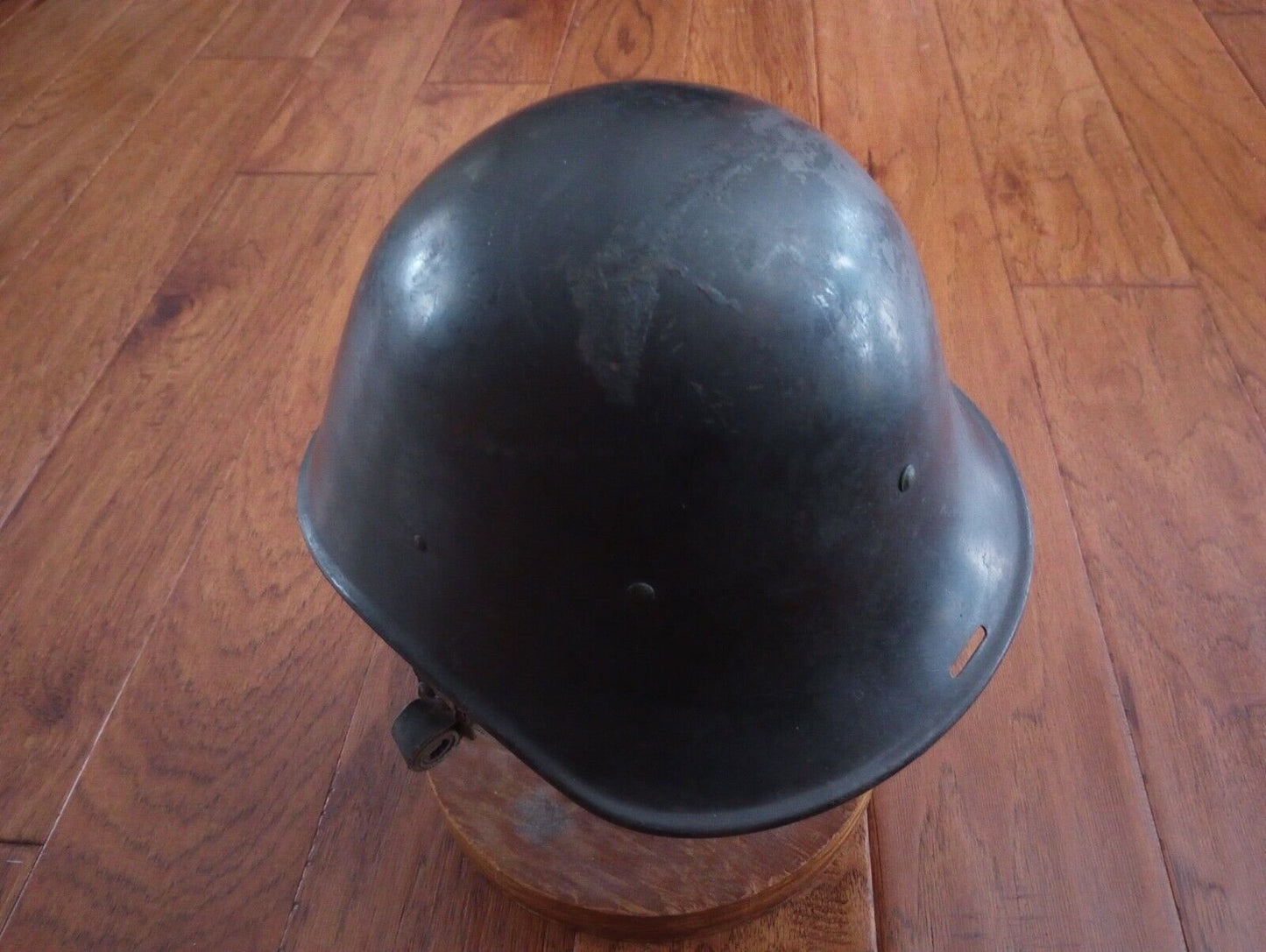 PRE WWII DUTCH POLICE HELMET M34 ORIGINAL MARKED 1440