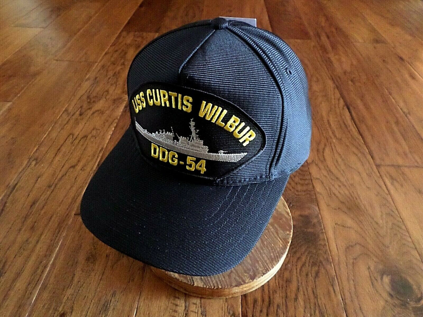 USS CURTIS WILBUR DDG-54 NAVY SHIP HAT U.S MILITARY OFFICIAL BALL CAP U.S.A MADE