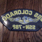 U.S NAVY USS COLORADO SSN-788 SUBMARINE HAT PATCH U.S.A MADE