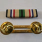 SOUTHWEST ASIA RIBBON WITH BRASS RIBBON HOLDER U.S MILITARY GULF WARS VETERAN