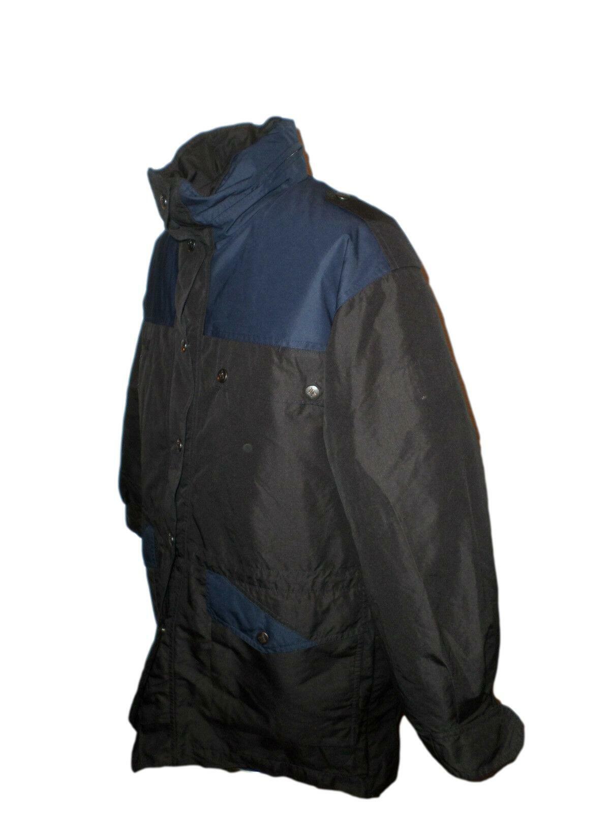 DUTCH POLICE WOMEN'S GORE-TEX COLD WEATHER COAT BLACK WITH BLUE TRIM