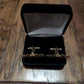 U.S MILITARY NAVY GOLD SUBMARINE CUFFLINKS WITH JEWELRY BOX 1 SET CUFF LINKS