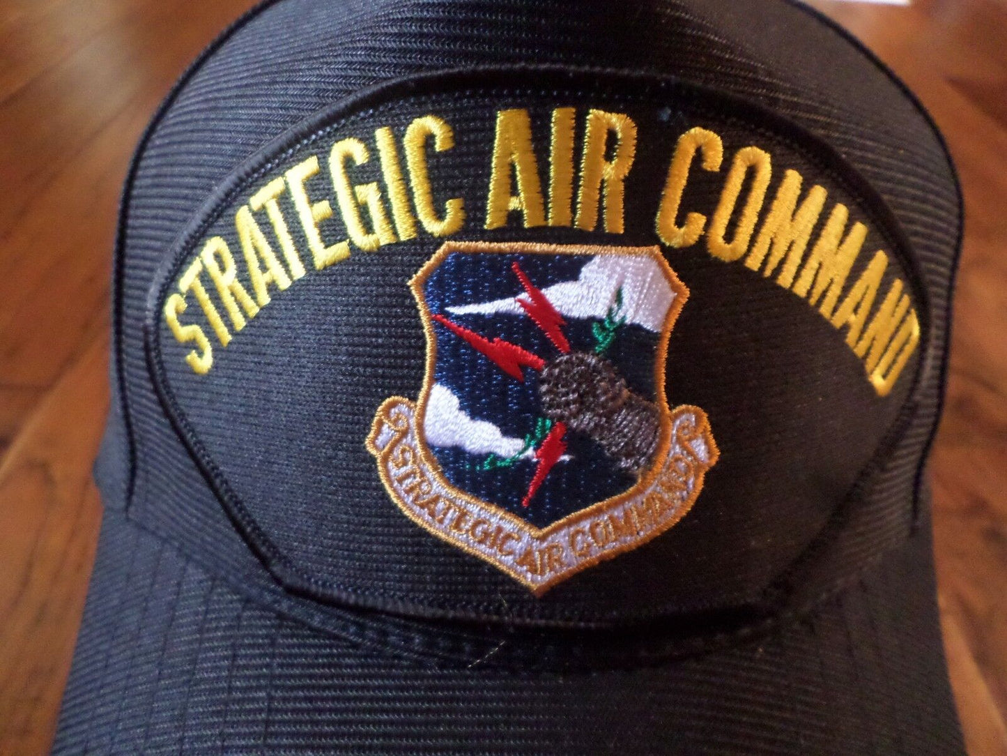 U.S AIR FORCE SAC MILITARY HAT OFFICIAL BALL CAP STRATEGIC AIR COMMAND USA MADE