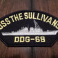 USS SULLIVANS DDG-68 U.S.NAVY SHIP HAT PATCH DESTROYER MADE IN THE U.S.A