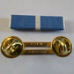 KOREAN SERVICE RIBBON WITH BRASS RIBBON HOLDER U.S MILITARY VETERAN
