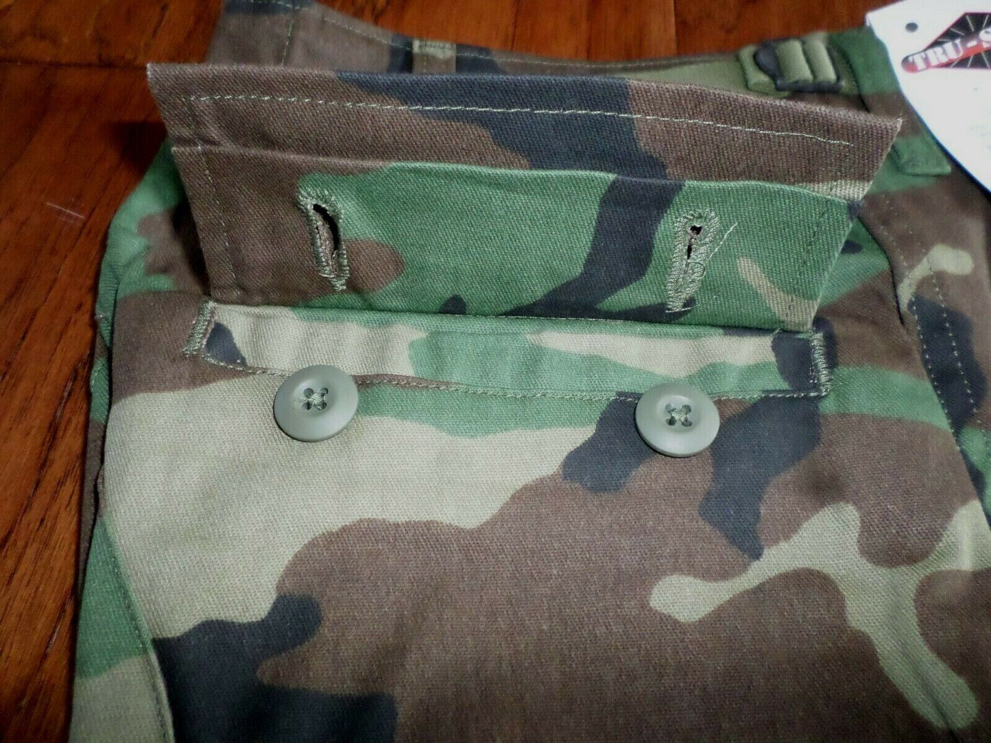 U.S MILITARY STYLE WOODLAND CAMOUFLAGE BDU PANTS CAMOUFLAGE PANTS COTTON TWILL