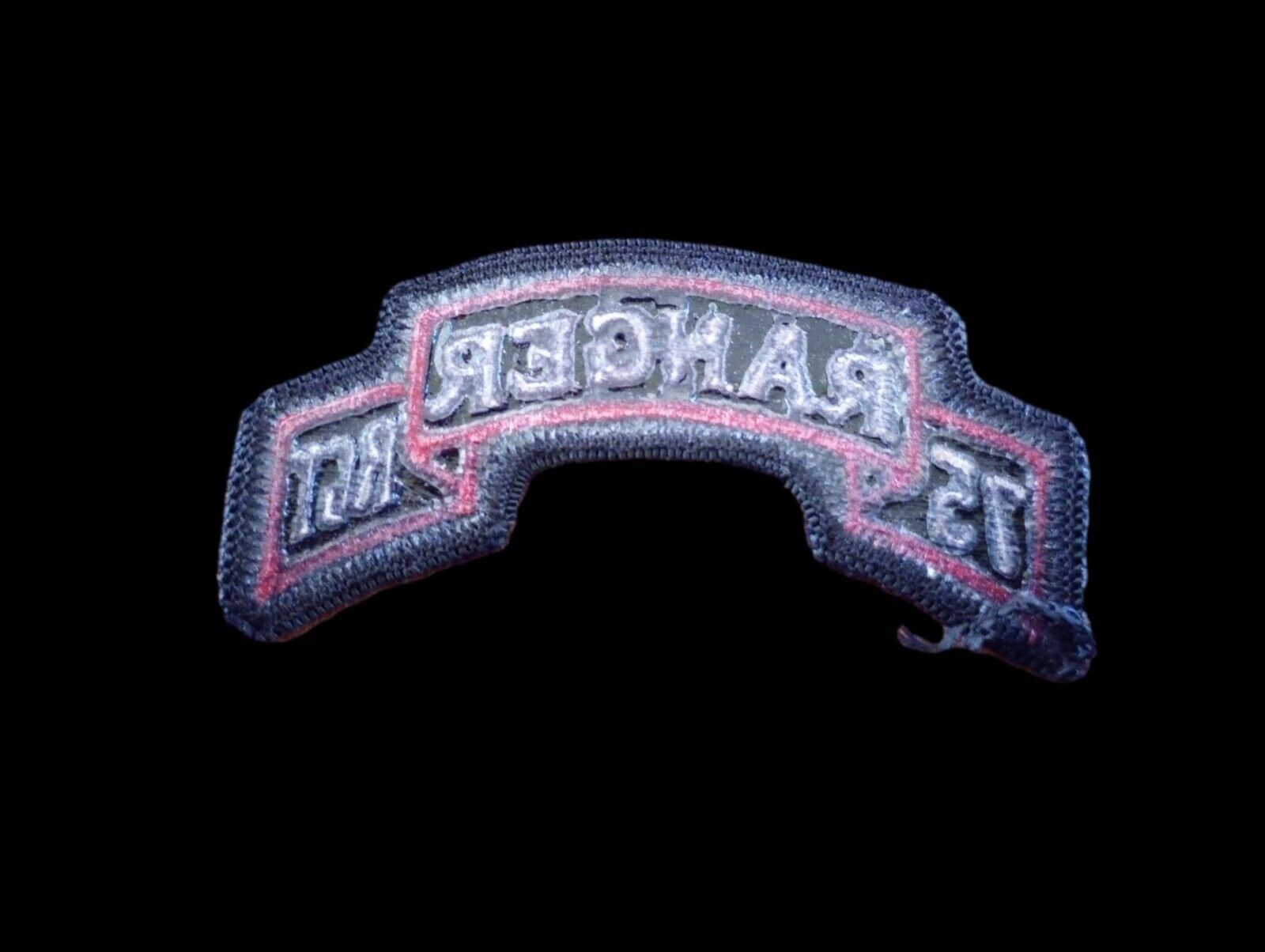 U.S MILITARY ARMY 75th RANGER RGT TAB PATCH RANGERS SHOULDER ROCKER SC ...