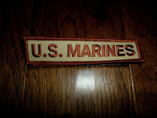 U.S Marines Uniform Tape Patch Name Tag Chest Breast Tab Embroidered Insignia