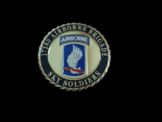 U.S ARMY 173rd AIRBORNE CHALLENGE COIN NEW IN PACKAGE COLLECTOR'S SERIES