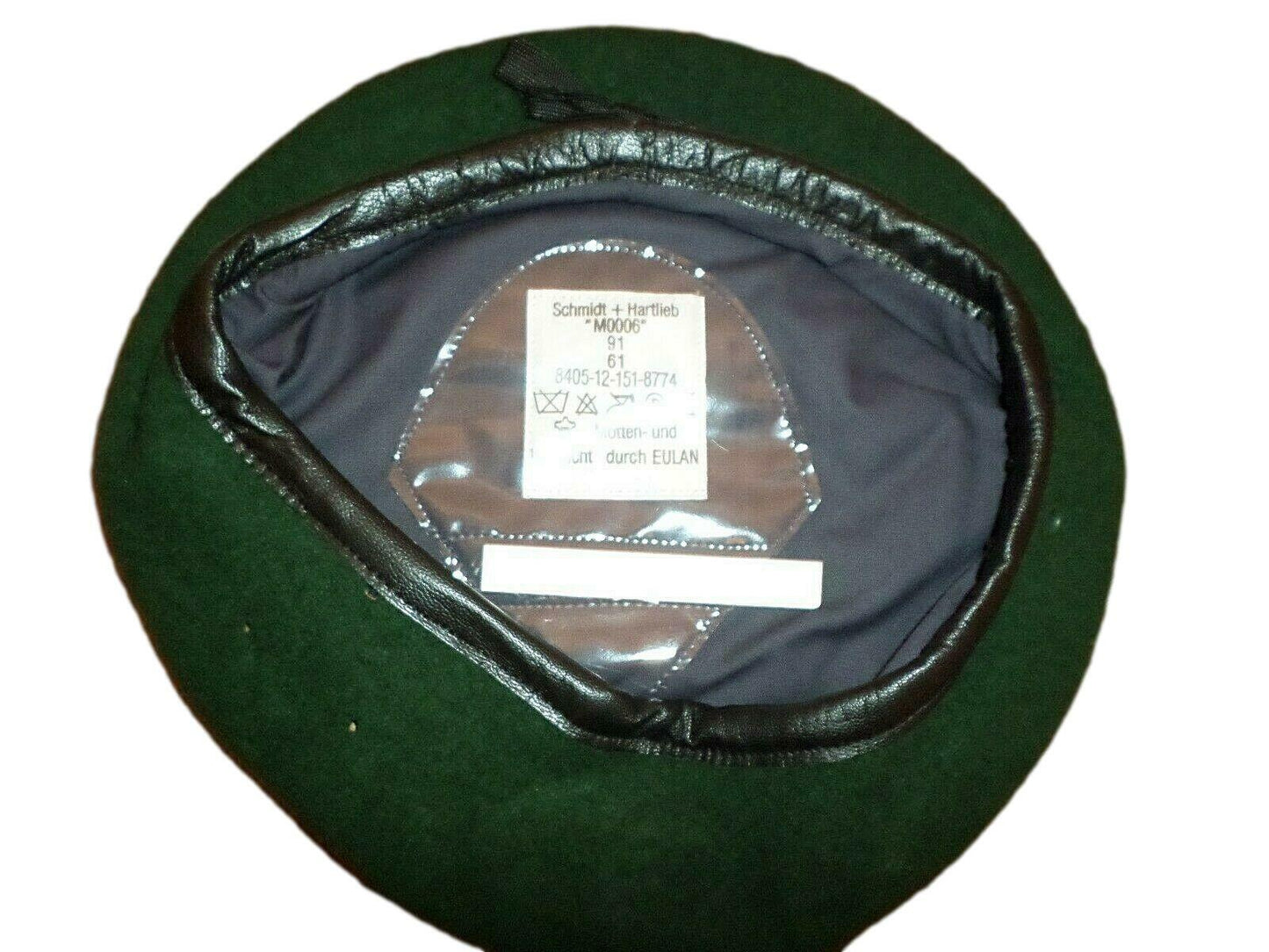 ORIGINAL GERMAN GREEN BERET MILITARY ISSUE WOOL SIZE X-LARGE 61 METRIC NEW