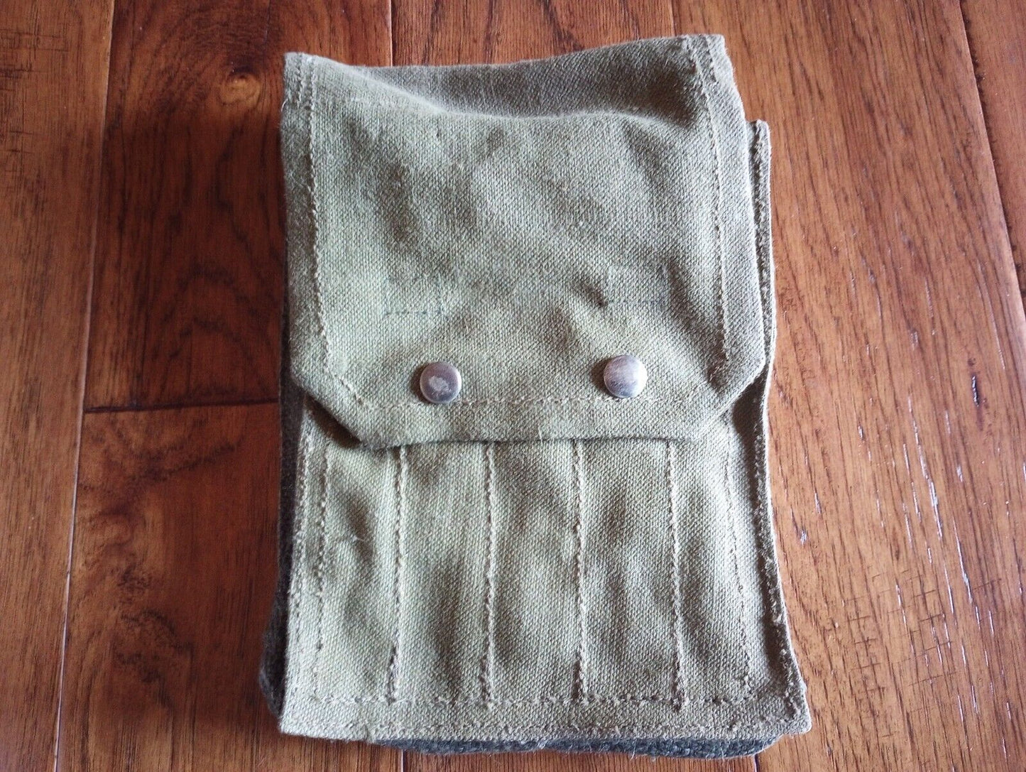 French military mat rifle magazine pouch 5 cell ammo shoulder bag genuine