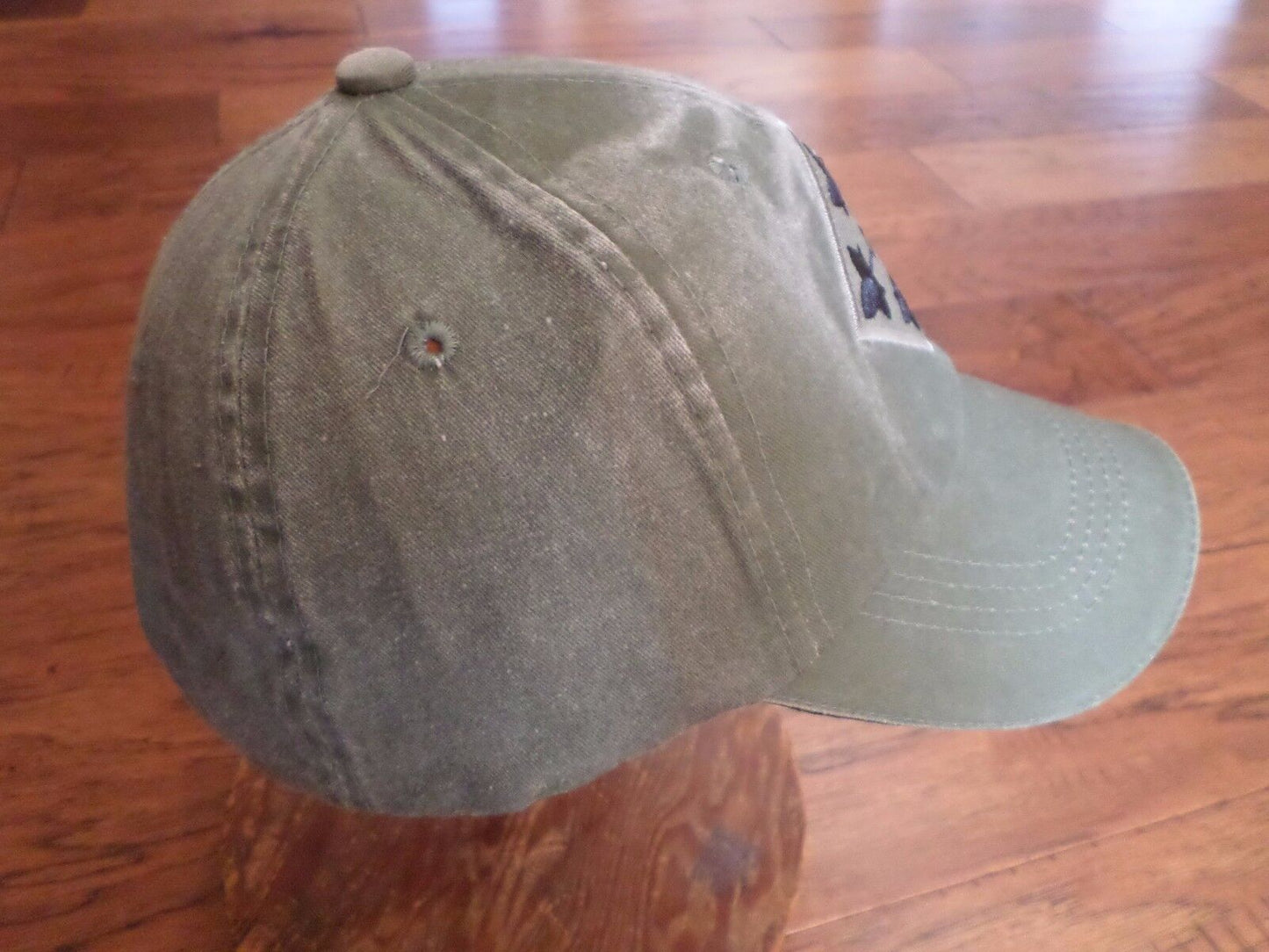 U.S ARMY 4TH INFANTRY DIVISION HAT MILITARY BASEBALL CAP OD GREEN STONE WASHED