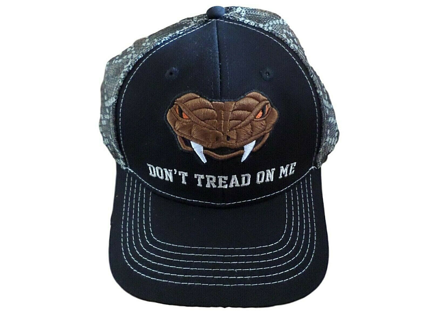 RATTLESNAKE DON'T TREAD ON ME HAT EMBROIDERED BALL CAP 2ND AMENDMENT