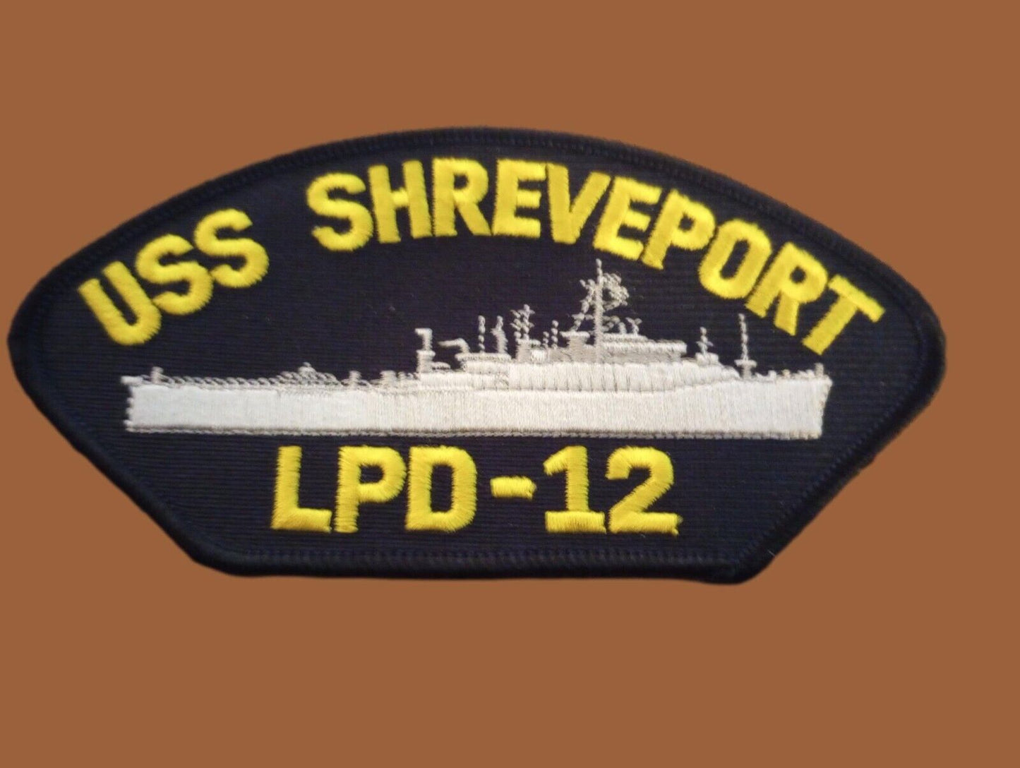 USS SHREVEPORT LPD-12 U.S NAVY SHIP HAT PATCH U.S.A MADE