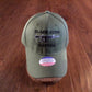 BLACK GUNS MATTER 6 PANEL CAP EMBROIDERED HAT 2nd AMENDMENT OD GREEN