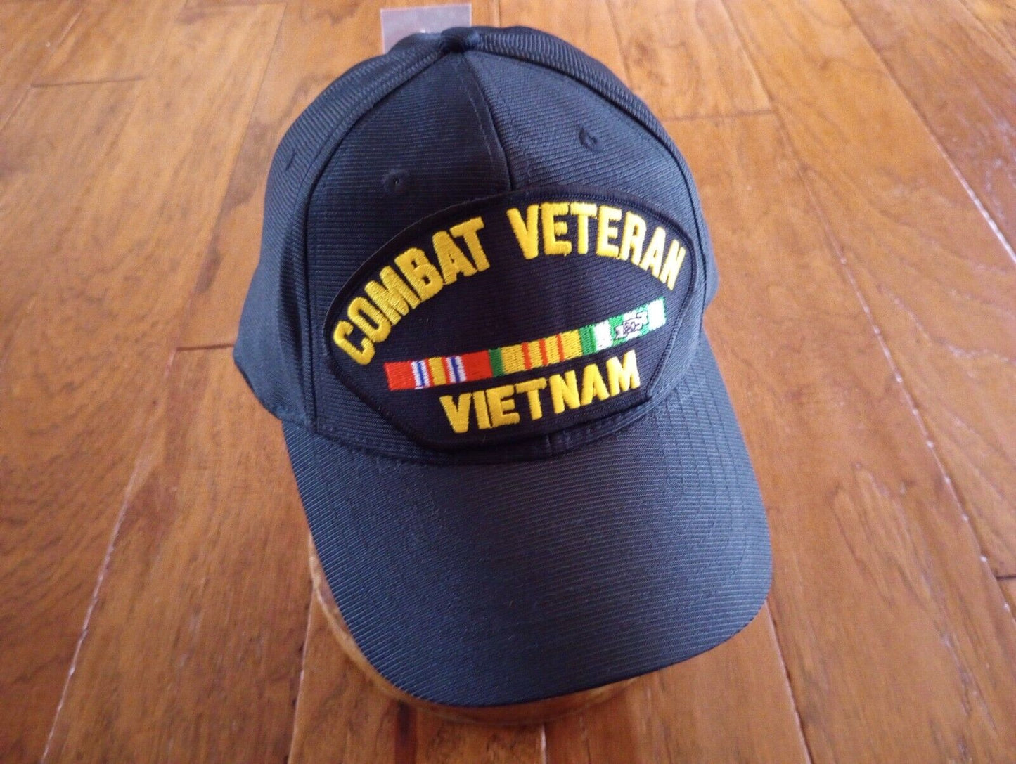 VIETNAM COMBAT VETERAN HAT OFFICIAL U.S MILITARY BALL CAP U.S.A MADE