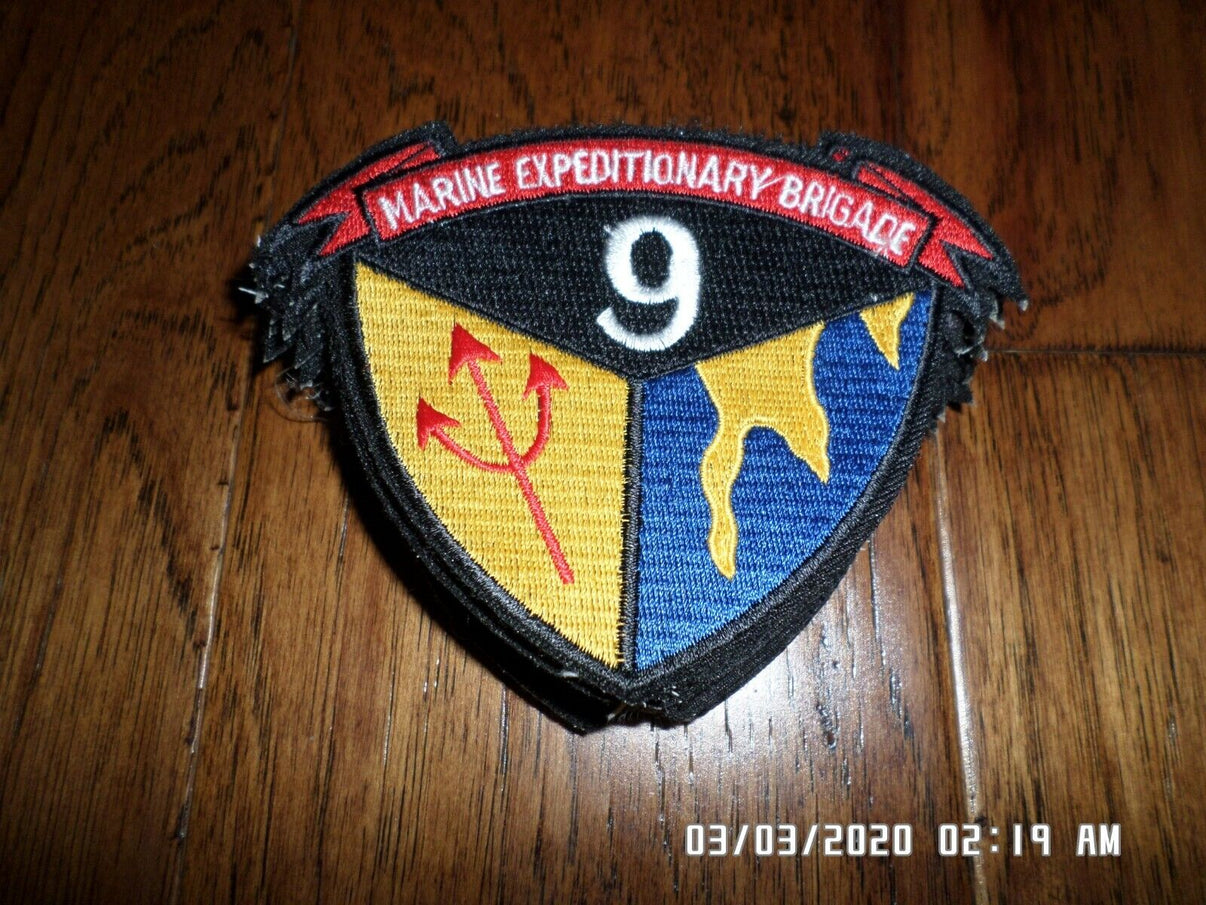 9th MARINE EXPEDITIONARY BRIGADE PATCH USMC MARINES MEB NEW VIETNAM RE ...
