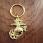 MILITARY MARINE CORPS EGA METAL KEY CHAIN RING USMC INSIGNIA NEW