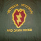VINTAGE MILITARY VIETNAM VETERAN 25th DIVISION T- SHIRT MADE IN THE U.S.A
