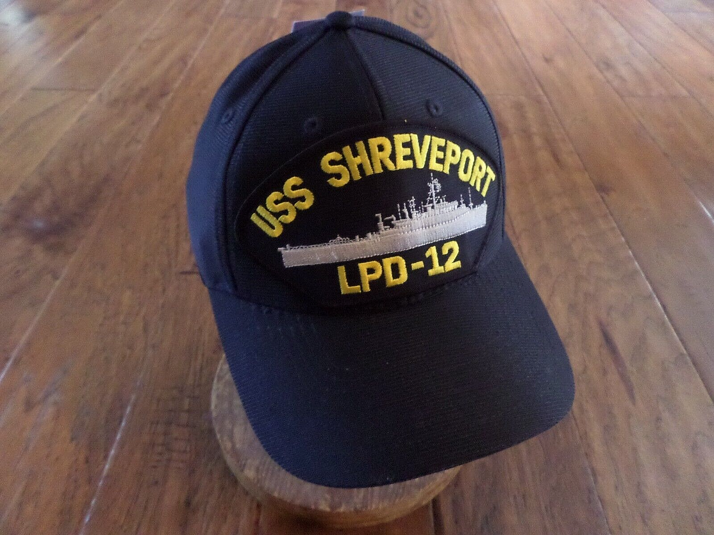 USS SHREVEPORT LPD-12 NAVY SHIP HAT U.S MILITARY OFFICIAL BALL CAP U.S.A MADE