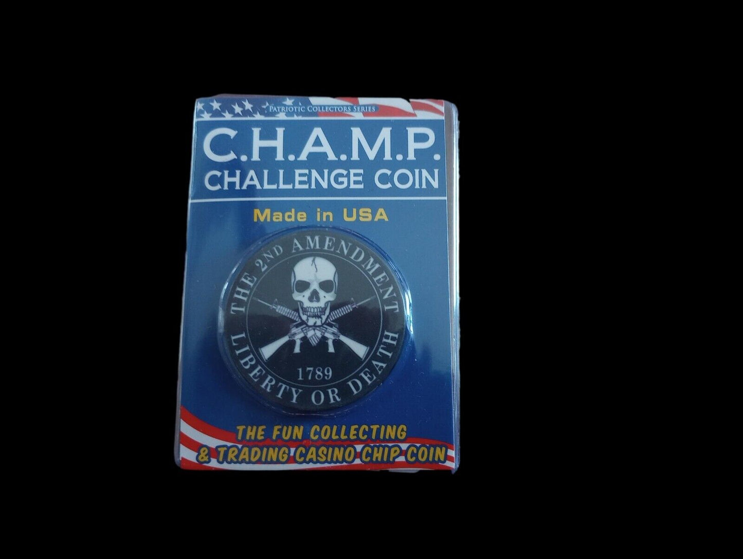 2nd AMENDMENT CHALLENGE COIN POKER CHIP COIN NEW IN PACKAGE