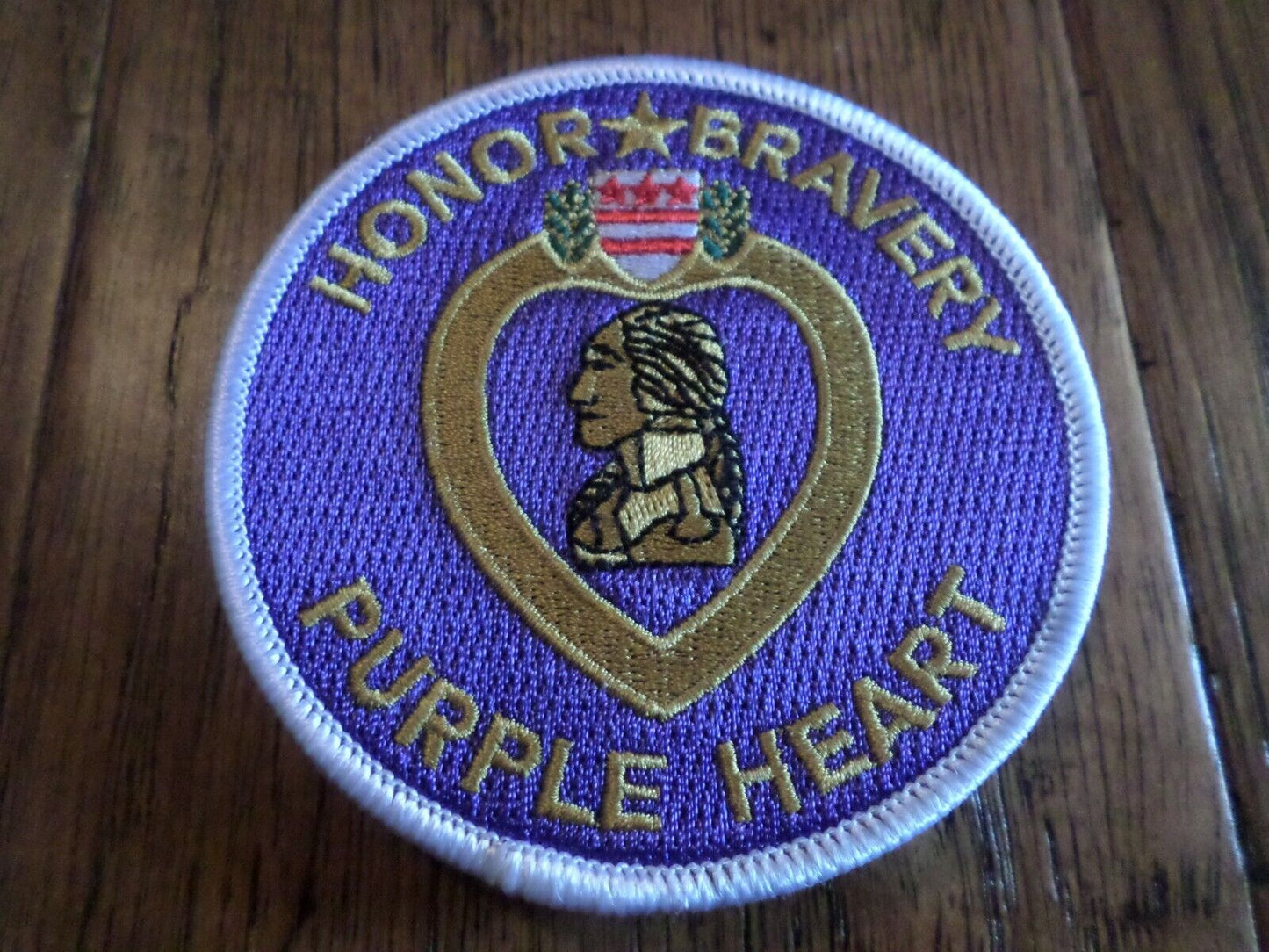 U.S MILITARY PURPLE HEART EMBROIDERED PATCH UNITED STATES ARMED FORCES