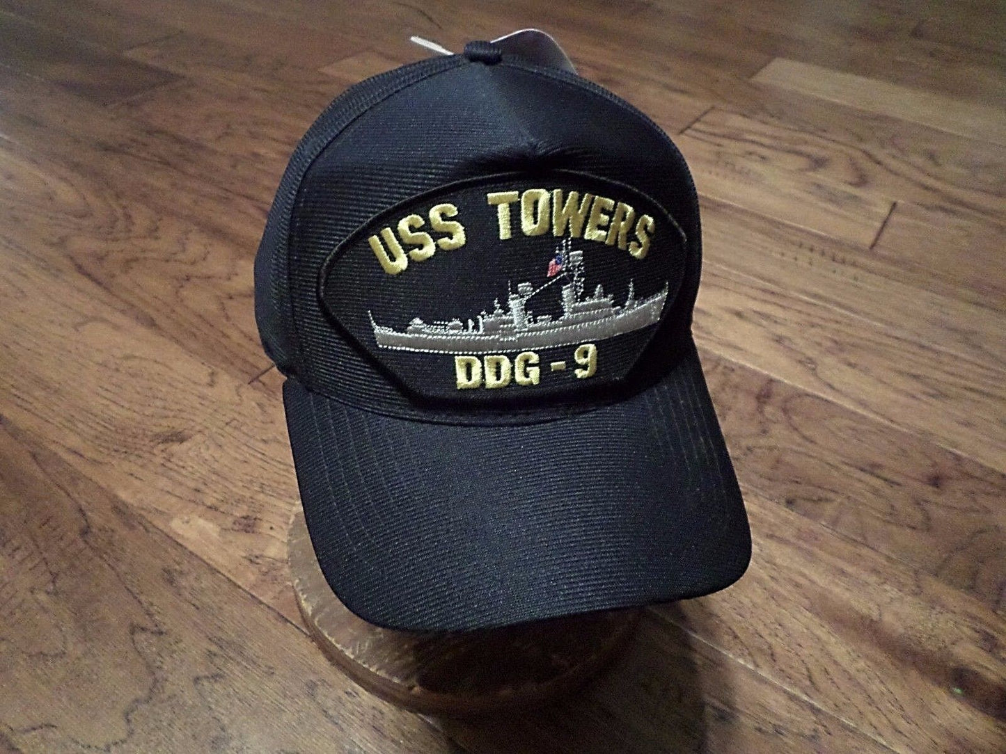 USS TOWERS DDG-9 U.S NAVY SHIP HAT OFFICIAL MILITARY BASEBALL CAP U.S.A MADE