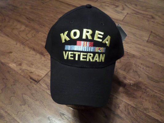 U.S MILITARY KOREA VETERAN HAT MILITARY BALL CAP KOREA WAR VETERAN