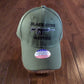 BLACK GUNS MATTER 6 PANEL CAP EMBROIDERED HAT 2nd AMENDMENT OD GREEN