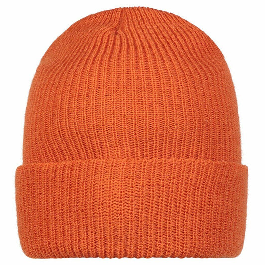 NEW WATCH CAP BLAZE ORANGE ACRYLIC 2 PLY KNIT U.S.A MADE BEANIE