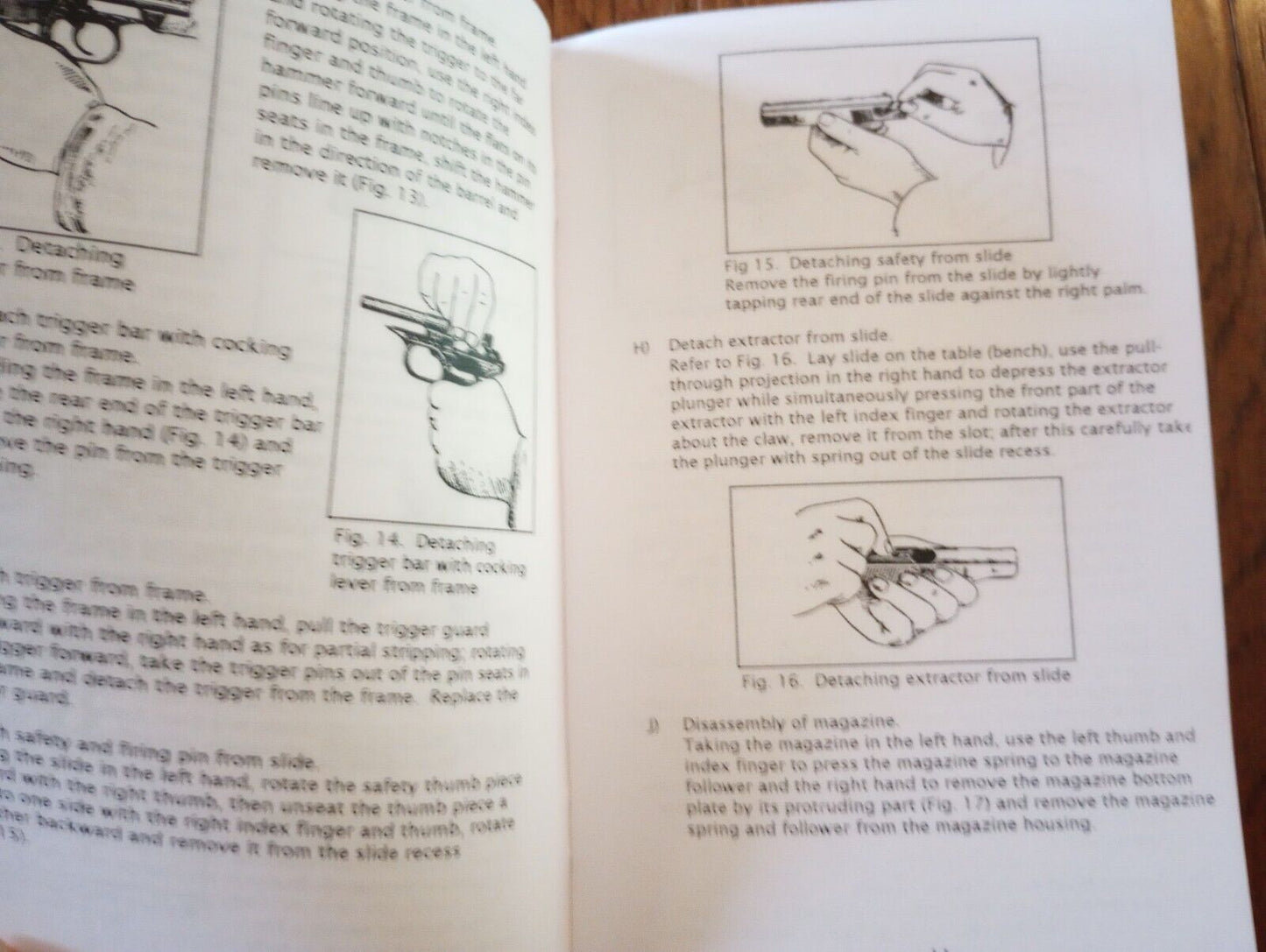 MAKAROV PISTOL OPERATORS MAINTENANCE INSTRUCTION MANUAL (REPRINT)