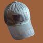U.S American Flag Hat Cap Cotton Mesh Back OD Green Baseball Cap