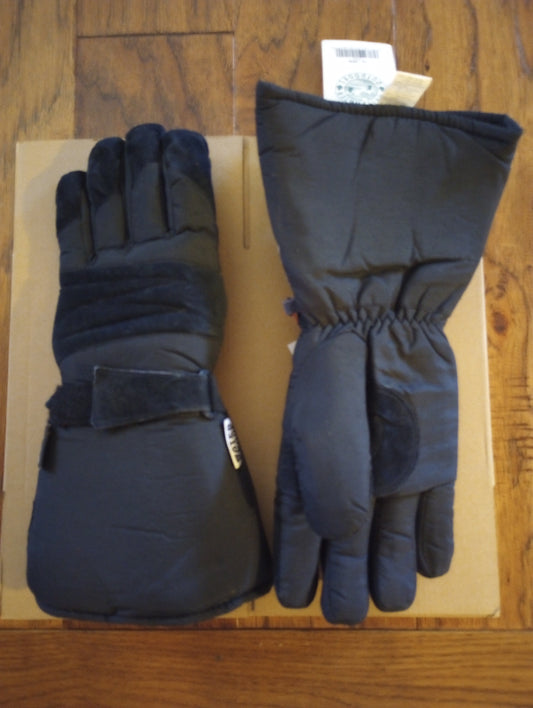 WHITEWATER THINSULATE BLACK GLOVES HOLLOFIL 808 COLD WEATHER WATER PROOF