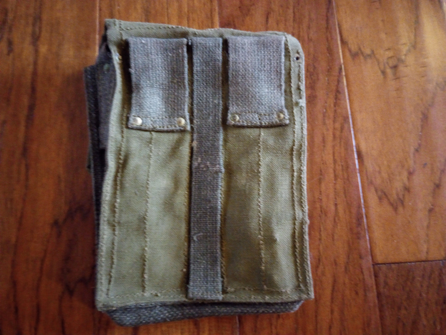 French military mat rifle magazine pouch 5 cell ammo shoulder bag genuine