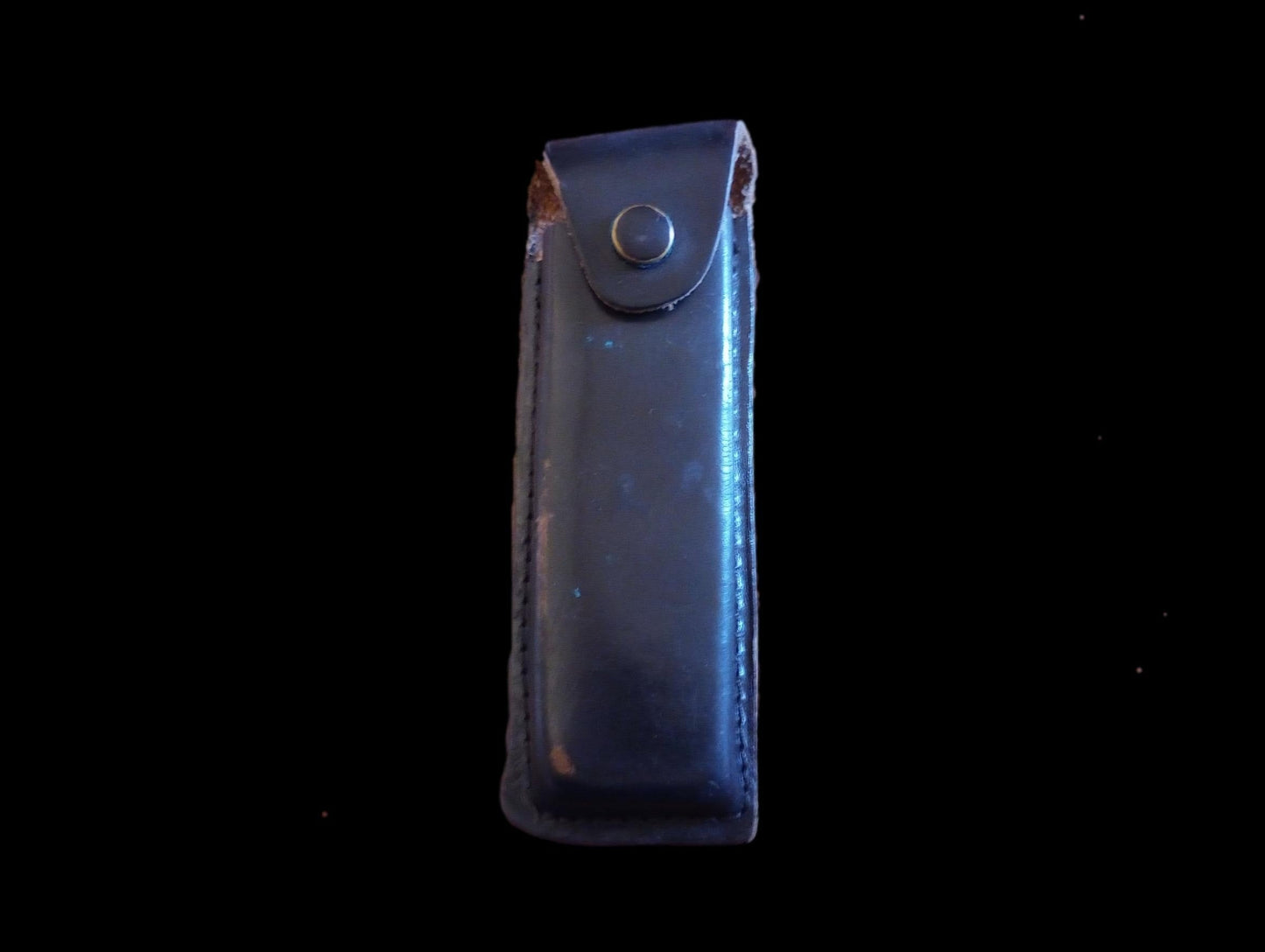 German Walther Magazine Pouch P-38 Black Leather P-5 Police 9 mm 8 Round Genuine