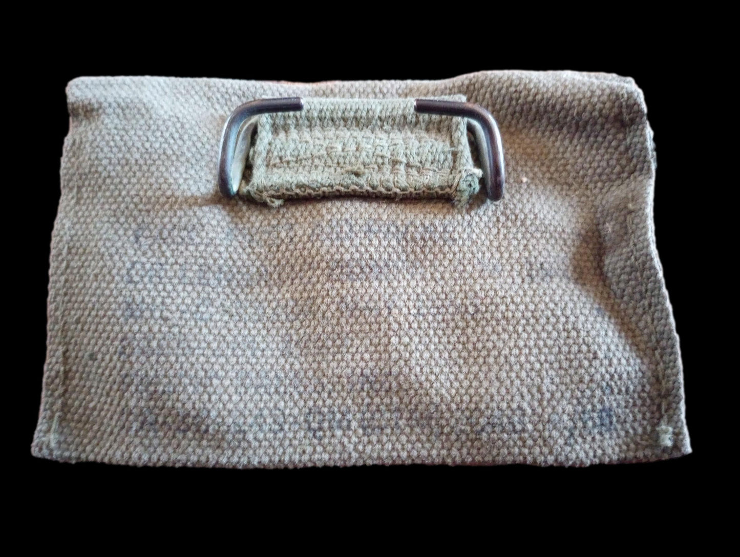 WWII FIRST AID POUCH OD GREEN GENUINE ISSUE CARLISLE BANDAGE CASE ONLY