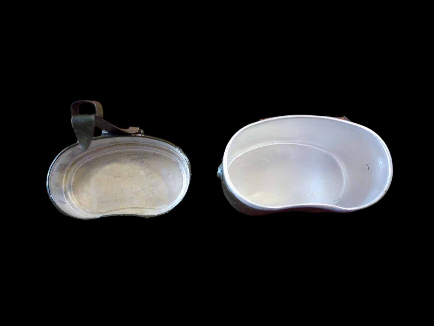 ORIGINAL ROMANIAN MILITARY 2 PIECE MILITARY MESS KIT CAMPING SURVIVAL MESS KITS