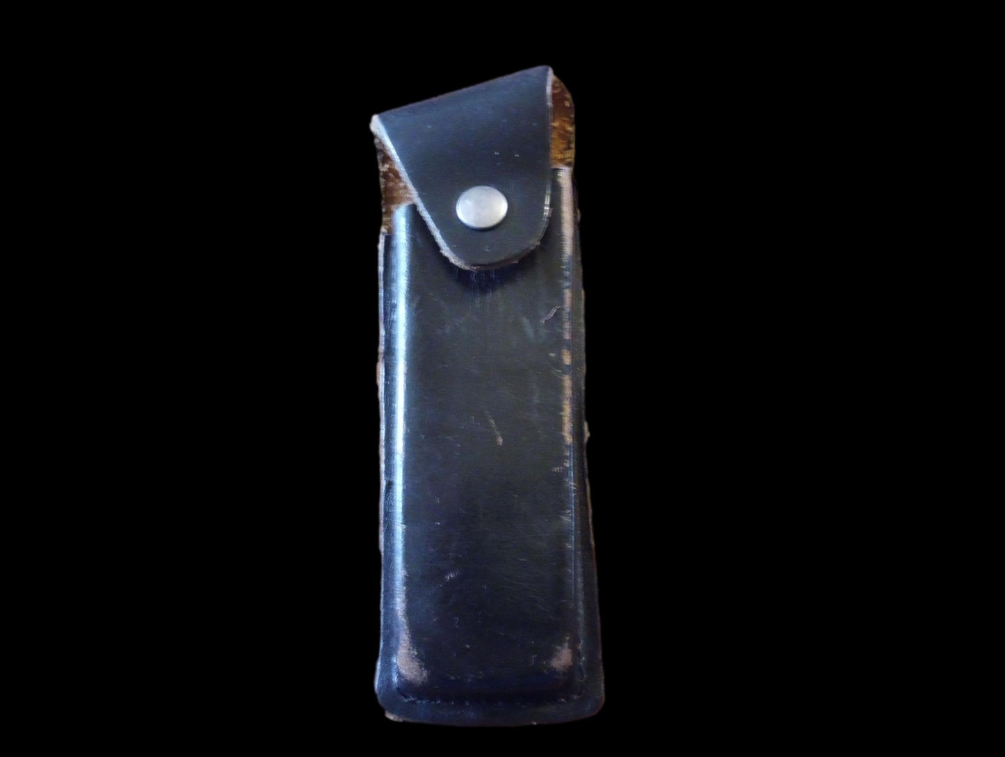 German Walther Magazine Pouch P-38 Black Leather P-5 Police 9 mm 8 Round Genuine