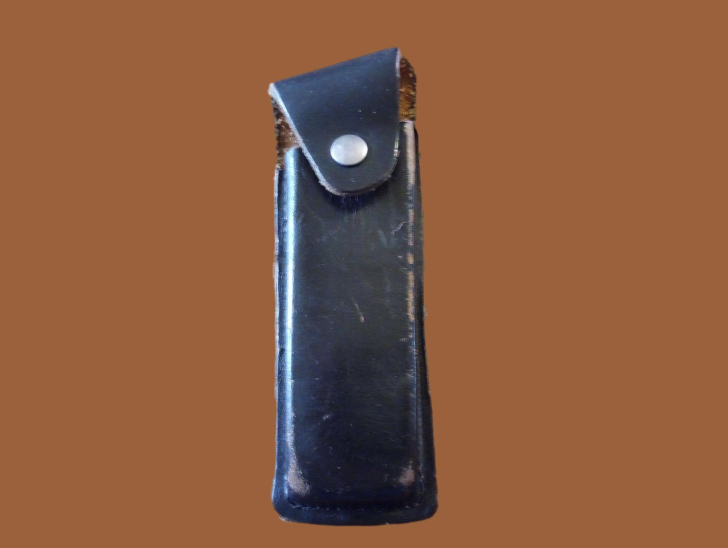 German Walther Magazine Pouch P-38 Black Leather P-5 Police 9 mm 8 Round Genuine