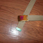 U.S MILITARY GRADE KHAKI WEB BELT WITH 5th MARINE CORPS BRASS BUCKLE U.S.A MADE