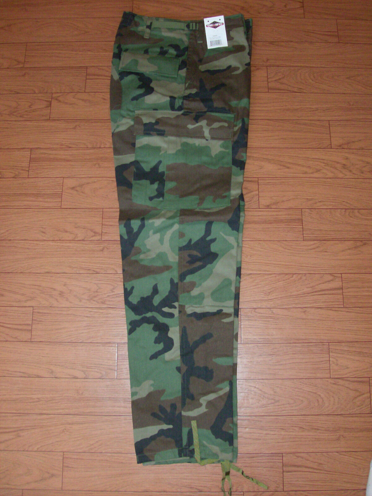 U.S MILITARY STYLE WOODLAND CAMOUFLAGE BDU PANTS CAMOUFLAGE PANTS COTTON TWILL