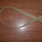 U.S MILITARY KHAKI CHROME TIP WEB  BELT FOR USE WITH CHROME BUCKLE ONLY