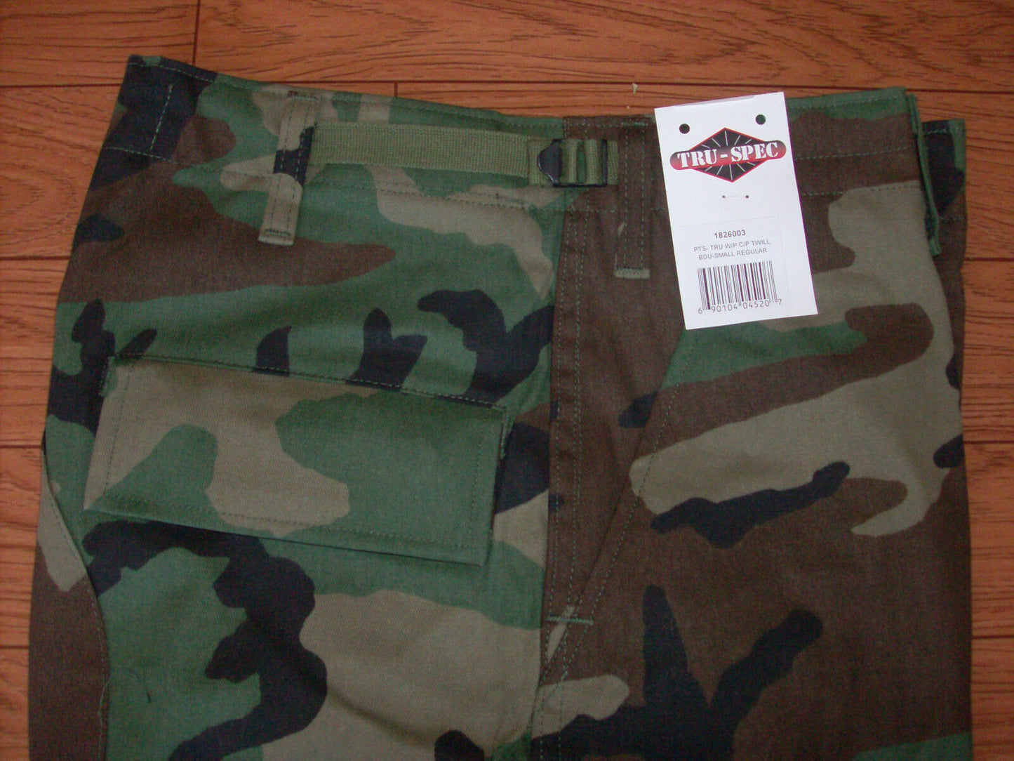 U.S MILITARY STYLE WOODLAND CAMOUFLAGE BDU PANTS CAMOUFLAGE PANTS COTTON TWILL