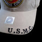NEW U.S MILITARY MARINE CORPS EMBROIDERED KHAKI HAT CAP OFFICIAL LICENSED HATS